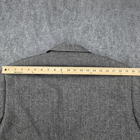 Gianfranco Ruffini Blazer Mens 42R Camel Hair Blend Italy Herringbone Jacket - Picture 6 of 16